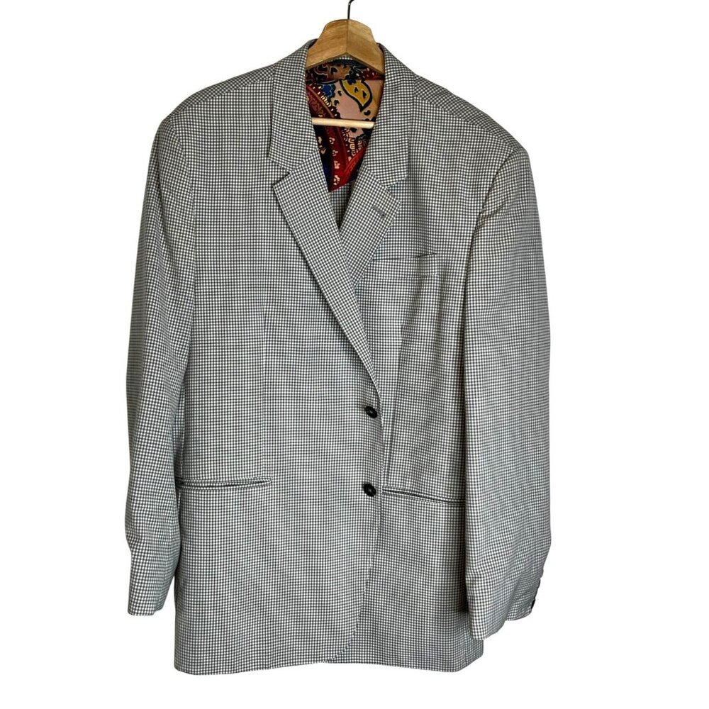 Robert Graham Mens Blazer Size 48 Wool